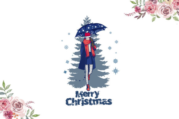 Christmas Winter Girl