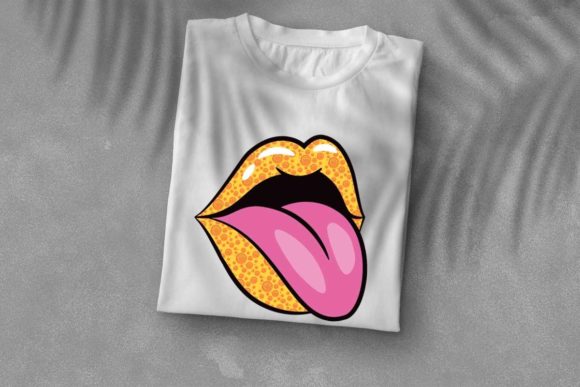 Glossy Helix Plaid Lips