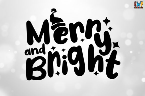 Merry and Bright Christmas Sign