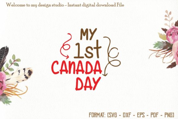 My 1st Canada Day Svg, Canada Day Svg