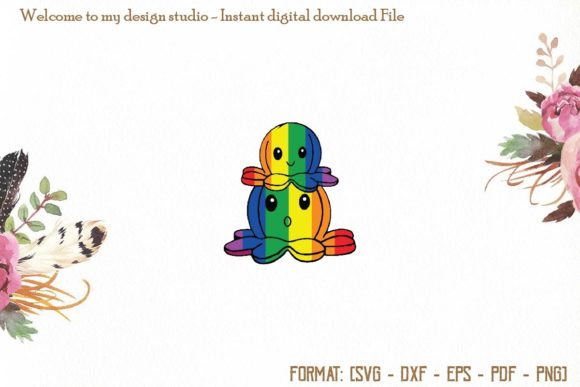 Octopuses LGBT Svg