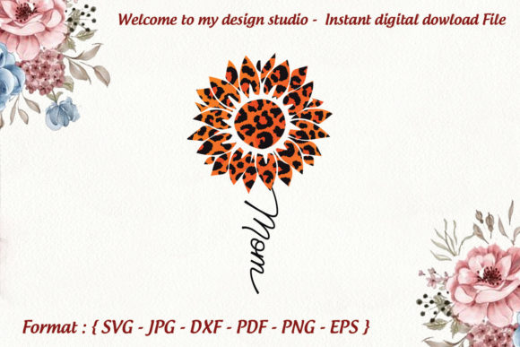 Sunflower Mom Svg, Mom Svg