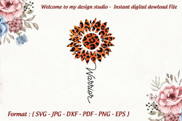 Sunflower Warrior Svg: A Bold Embroidery Design