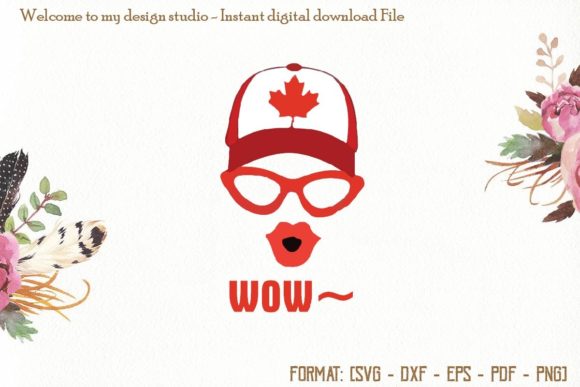 Wow Canada Day Svg, Canadian Svg